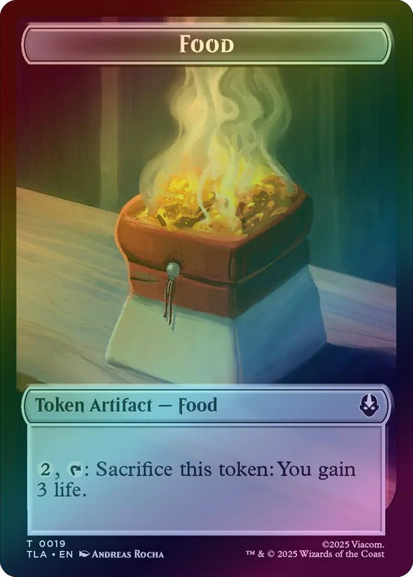 Dragon // Food (019) Token (Foil) (TTLA)