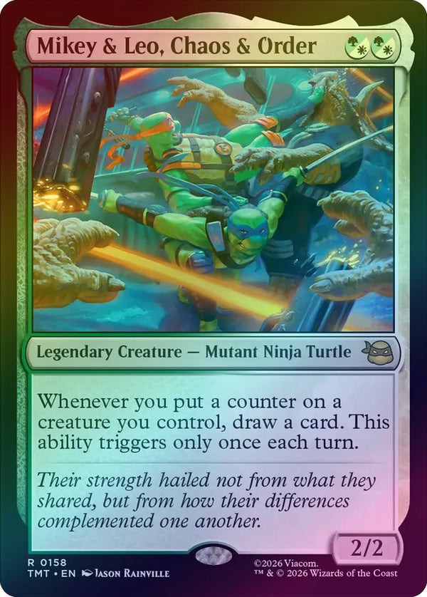 Mikey & Leo, Chaos & Order (Foil) (TMT)