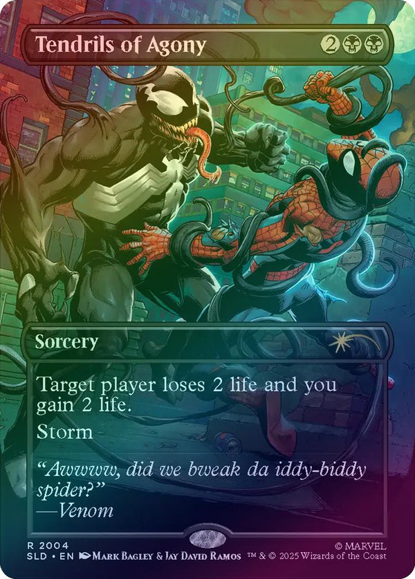 Tendrils of Agony - Marvel's Spider-Man: Venom Unleashed (Colors) (Rainbow Foil) (SLD)