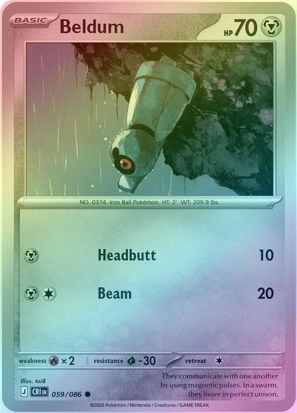 Beldum - 059/086 - Common - Reverse Holo