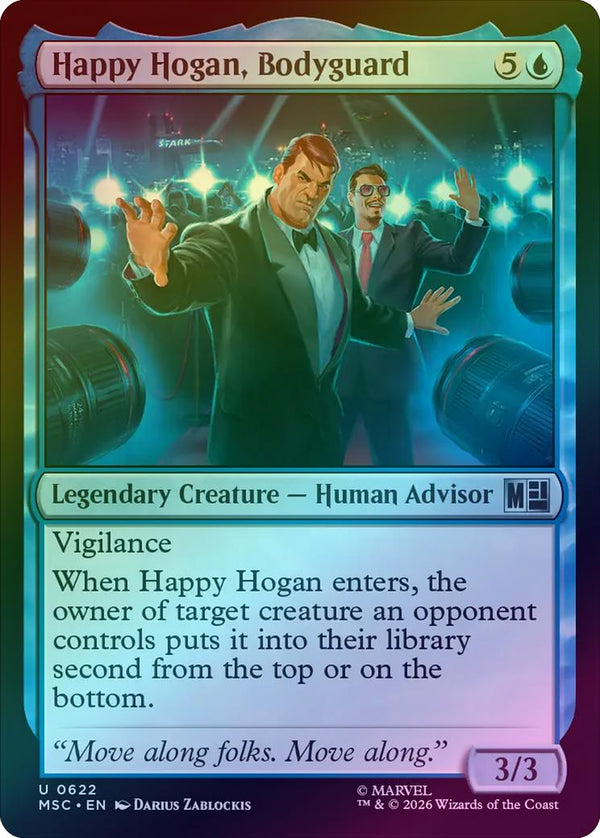 Happy Hogan, Bodyguard (Foil) (MSC)
