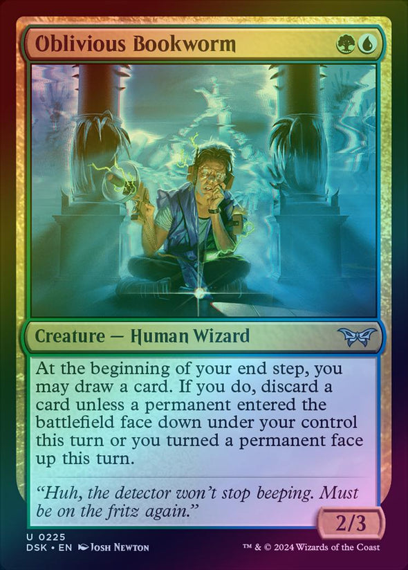 Oblivious Bookworm (Foil) (DSK)