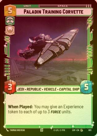 Paladin Training Corvette - 601 - Common (Foil)