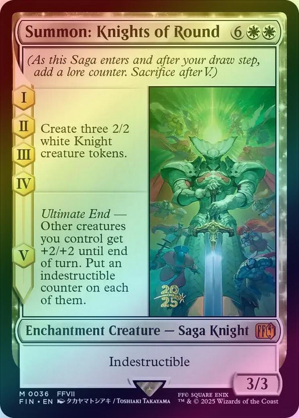 Summon: Knights of Round - Prerelease Promo (Foil) (PFIN)