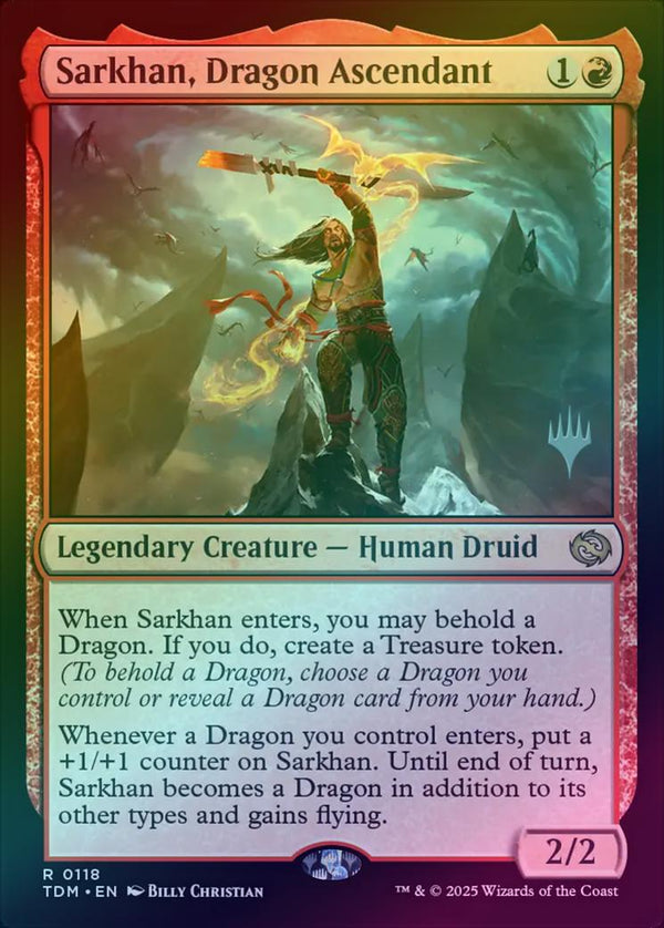 Sarkhan, Dragon Ascendant - Promo Pack (Foil) (PTDM)