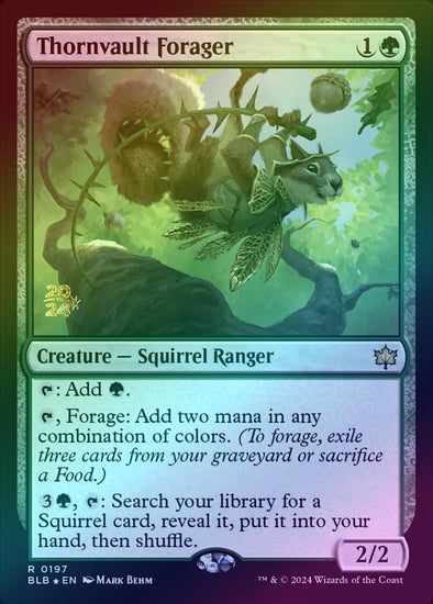 Thornvault Forager - Prerelease Promo (Foil) (PBLB)