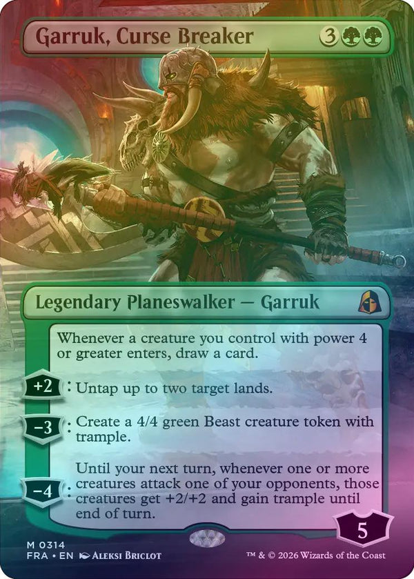 Garruk, Curse Breaker - Borderless Echo (Foil) (FRA)