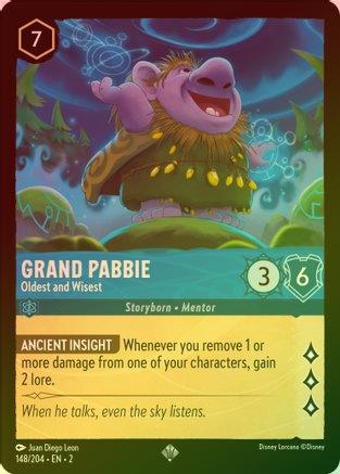 Grand Pabbie (Oldest and Wisest) - 148/204 - Super Rare (Foil)