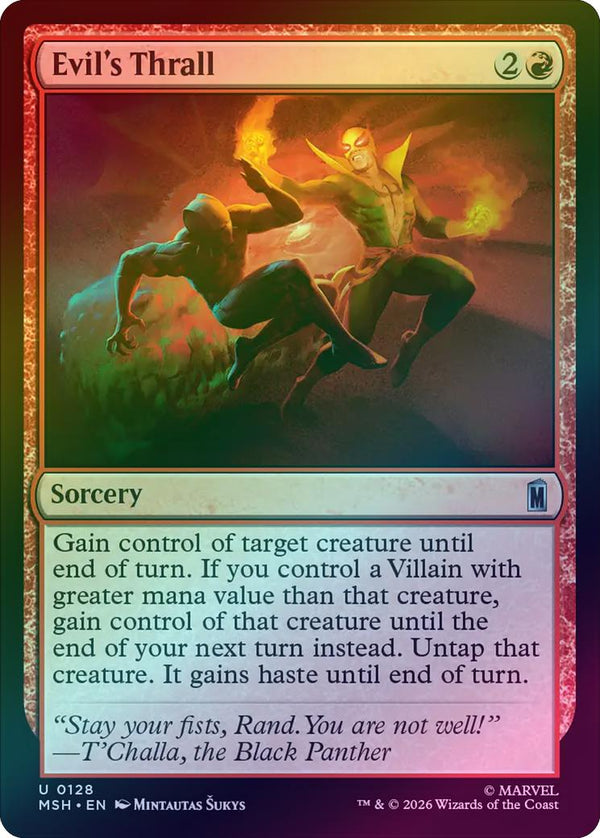 Evil's Thrall (Foil) (MSH) (Pre-Order)