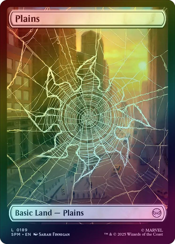 Plains (189) - Full Art (Foil) (SPM)