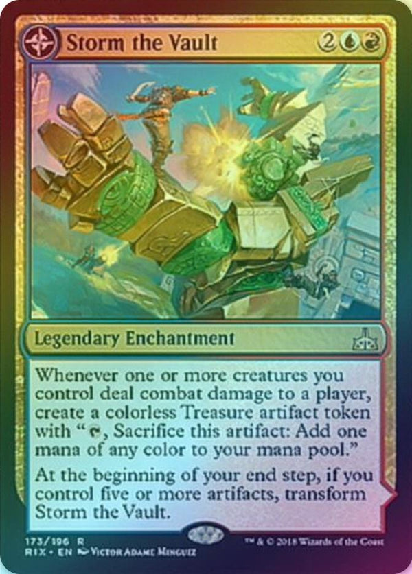 Storm the Vault // Vault of Catlacan (Foil) (RIX)