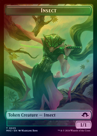 Insect Token (Foil) (TMH3)