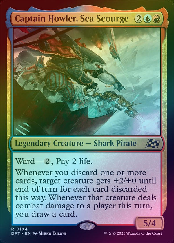 Captain Howler, Sea Scourge (Foil) (DFT)