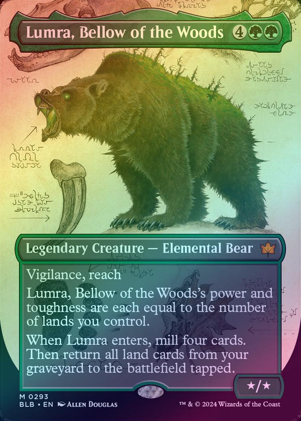 Lumra, Bellow of the Woods - Borderless (293) (Foil) (BLB)