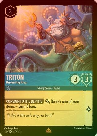 Triton (Discerning King) - 159/204 - Rare (Foil)