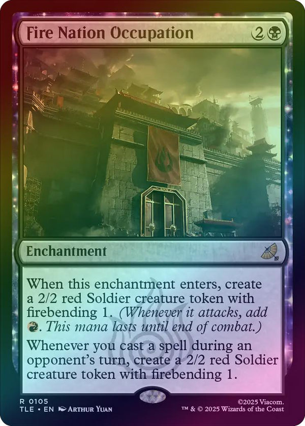 Fire Nation Occupation (Foil) (TLE)