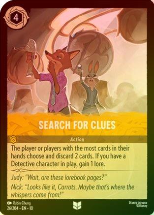 Search For Clues - 26/204 - Uncommon (Foil)