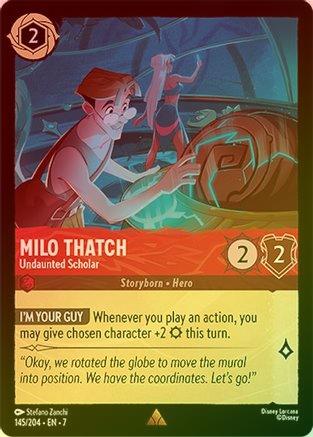 Milo Thatch (Undaunted Scholar) - 145/204 - Rare (Foil)