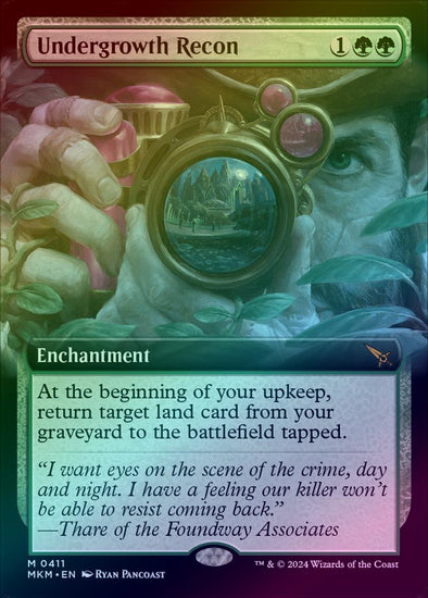 401 Games Canada - Undergrowth Recon - Extended Art (Foil) (MKM) 401 Games Canada - Undergrowth Recon - Extended Art (Foil) (MKM)