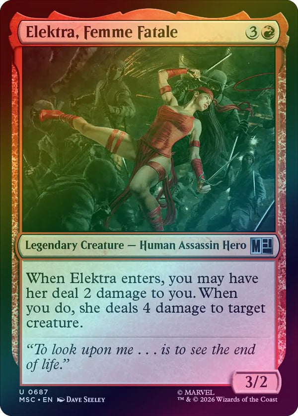 Elektra, Femme Fatale (Foil) (MSC)