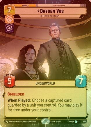 Dryden Vos - Offering No Escape (Hyperspace) - 461 - Legendary (Foil)