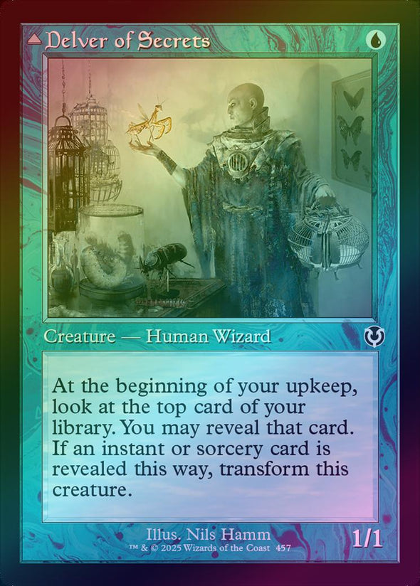 Delver of Secrets // Insectile Aberration - Retro Frame (Foil) (INR)