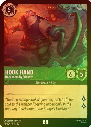 Hook Hand (Unexpectedly Friendly) - 78/204 - Uncommon (Foil)