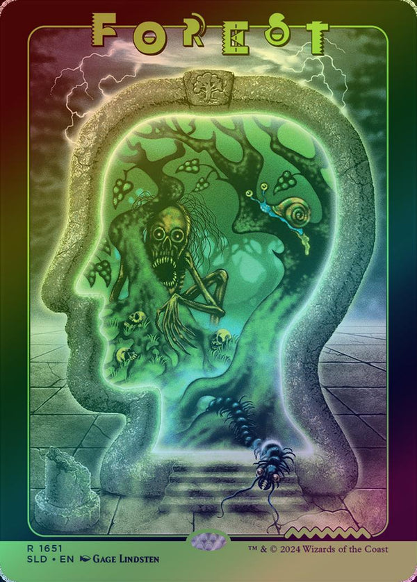 Forest - Brain Dead: Lands (Rainbow Foil) (SLD)