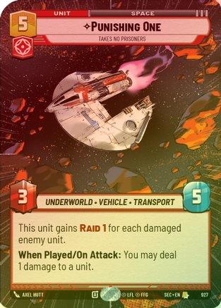 Punishing One - Takes No Prisoners (Hyperspace Foil) - 927 - Rare (Foil)