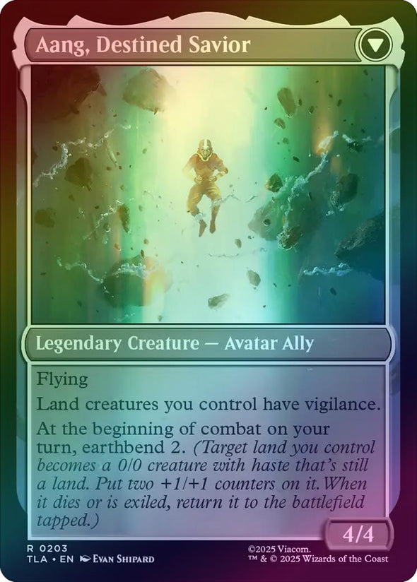 Aang, at the Crossroads // Aang, Destined Savior (Foil) (TLA)