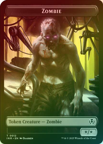 Zombie (011) // Zombie (012) Token (Foil) (TINR)
