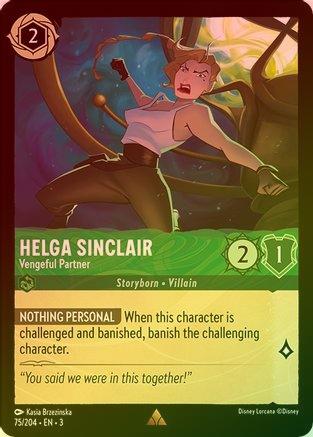 Helga Sinclair (Vengeful Partner) - 75/204 - Rare (Foil)