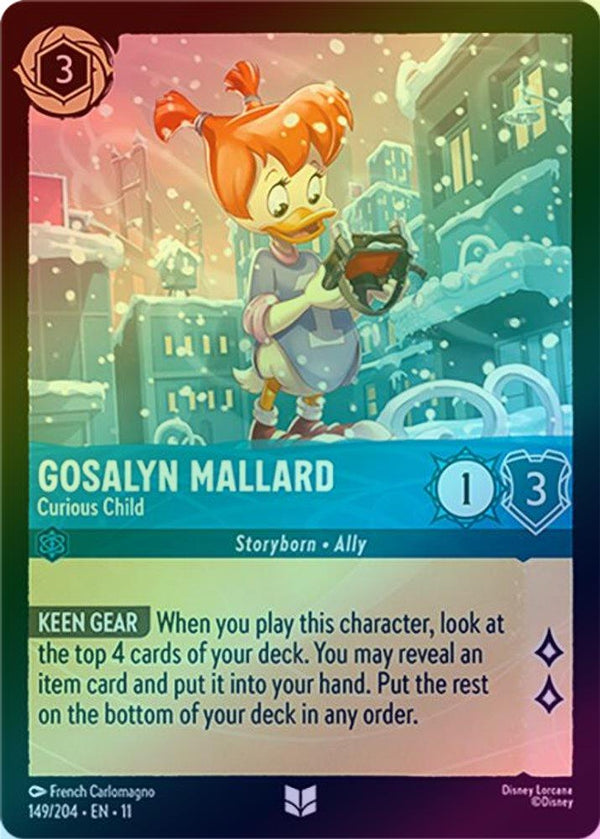 Gosalyn Mallard (Curious Child) - 149/204 - Uncommon (Foil)