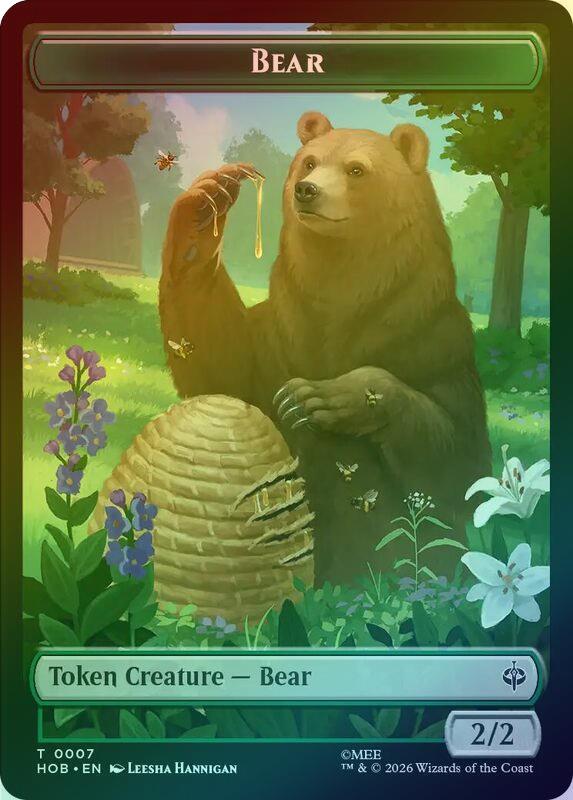 Stone Boulder // Bear Token (Foil) (THOB)