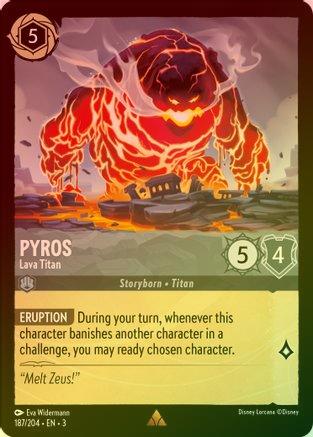Pyros (Lava Titan) - 187/204 - Rare (Foil)