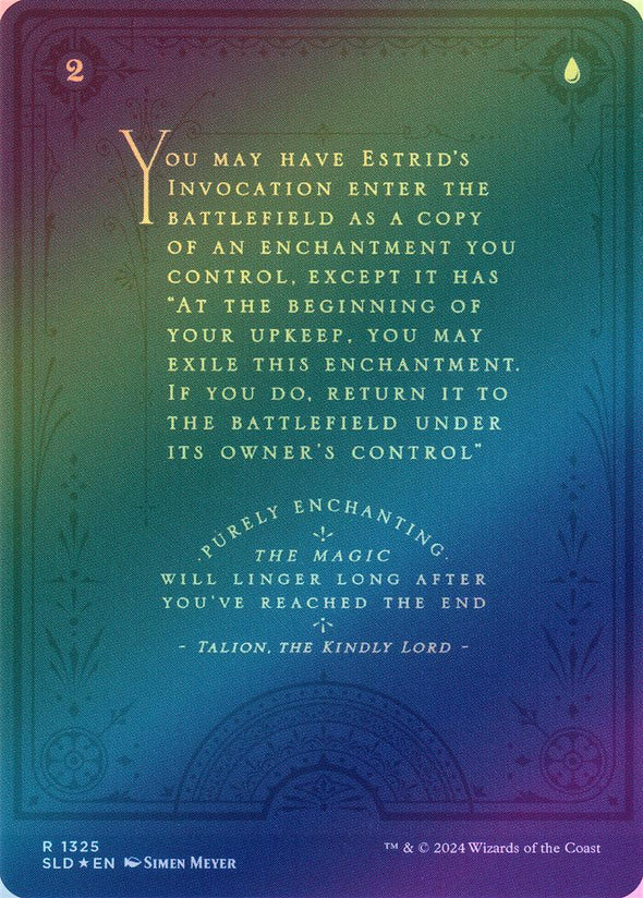 Estrid's Invocation // Estrid's Invocation - Borderless (Foil) (SLD)