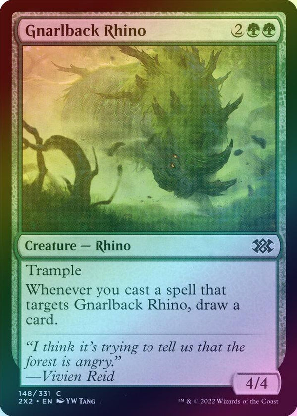 Gnarlback Rhino (Foil) (2X2)