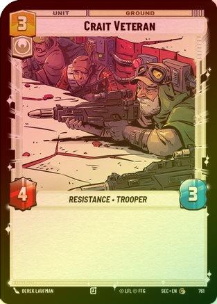 Crait Veteran (Foil) - 761 - Common (Foil)