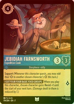 Jebidiah Farnsworth (Expedition Cook) - 174/204 - Uncommon (Foil)