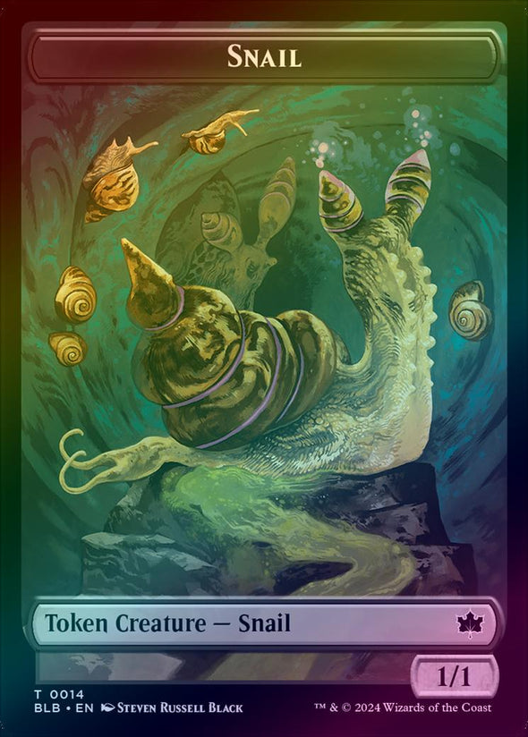 Thundertrap Trainer // Snail Token (Foil) (TBLB)