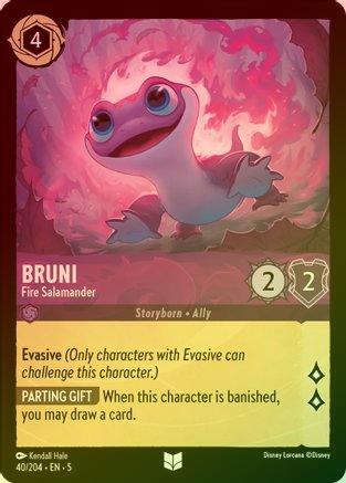 Bruni (Fire Salamander) - 40/204 - Uncommon (Foil)