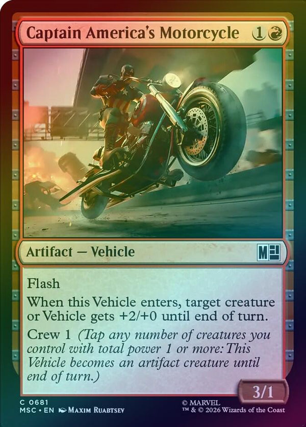 Captain America's Motorcycle (Foil) (MSC)