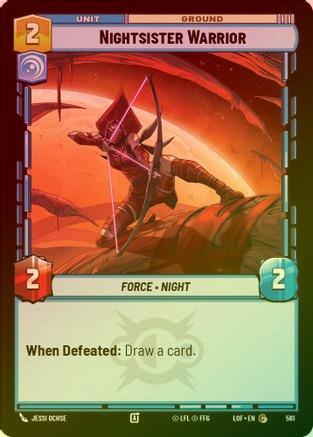Nightsister Warrior - 561 - Common (Foil)
