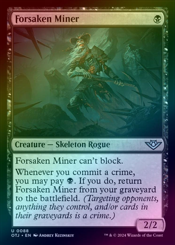 Forsaken Miner (Foil) (OTJ)