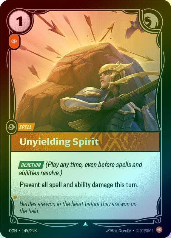 Unyielding Spirit - 145/298 - Uncommon (Foil)