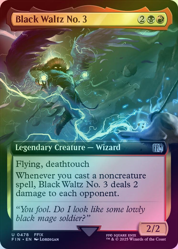 Black Waltz No. 3 - Extended Art (Foil) (FIN)
