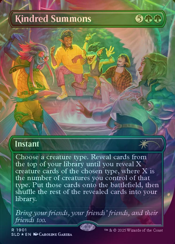 Kindred Summons - Everyone's Invited! (Double Rainbow Foil) (SLD)