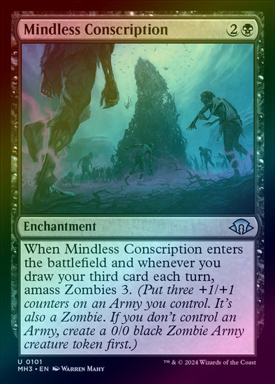 Mindless Conscription (Foil) (MH3)