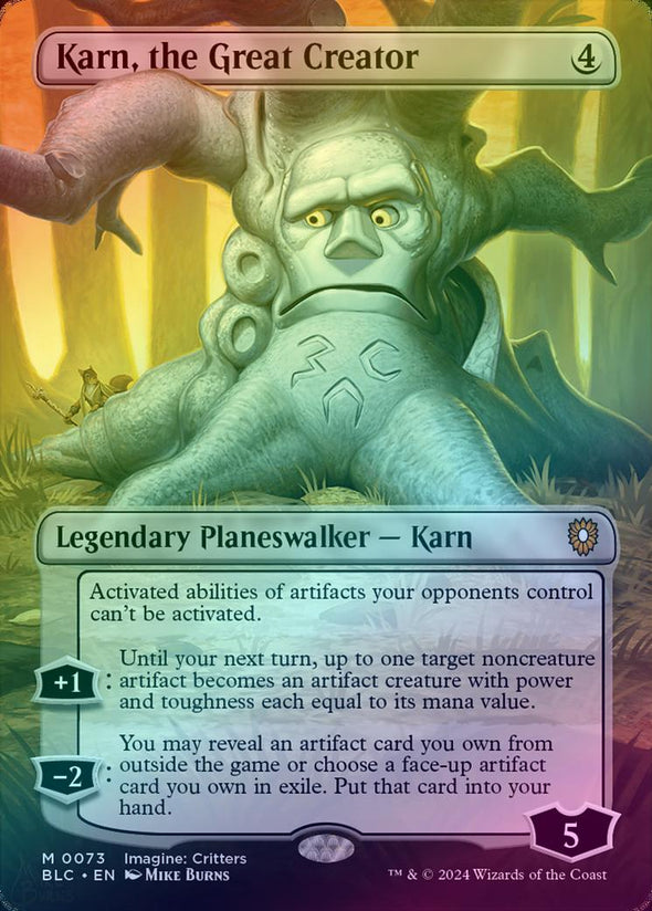 Karn, the Great Creator - Borderless (Foil) (BLC)