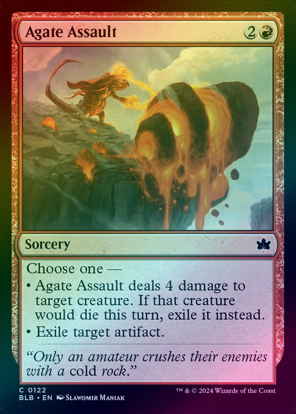 Agate Assault (Foil) (BLB)